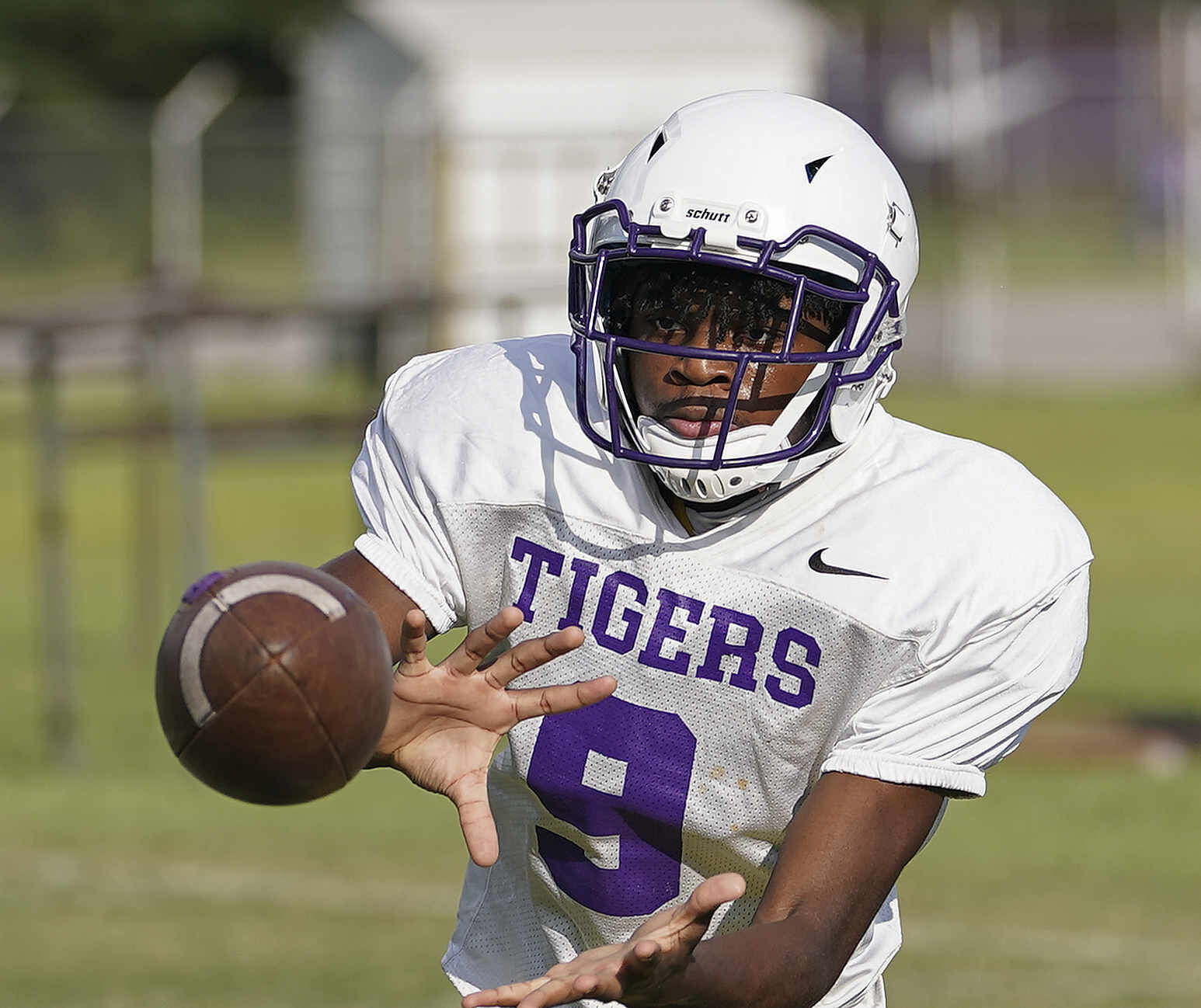 Wilson High School football practice